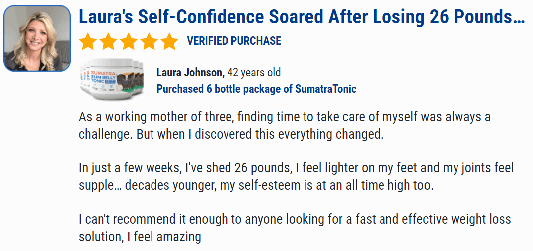 sumatra slim belly tonic user